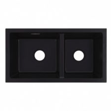 Chậu, bồn rửa bằng đá granite Hafele, hai chậu, HS22-GEN2S90